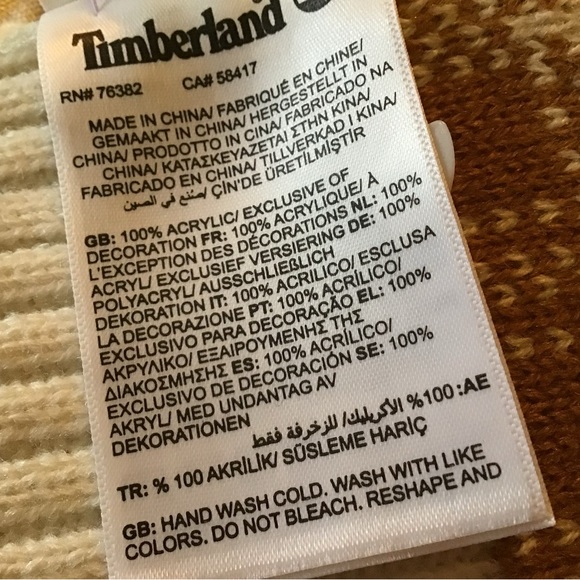 TIMBERLINE SCARF, Brown and white, NWT, Sold for $60.00. - Picture 3 of 4